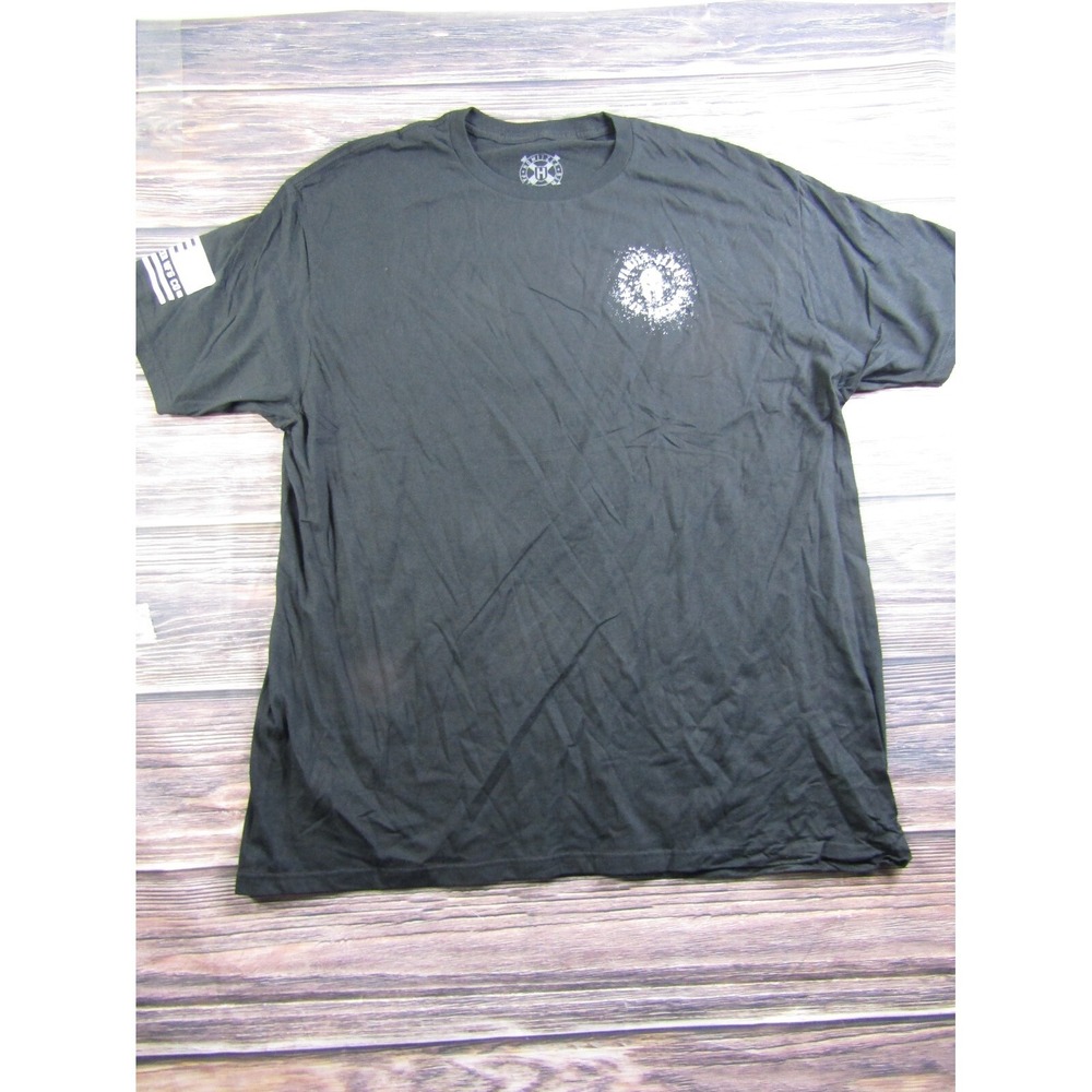 Howitzer Patriot Mens 2XL Black T Shirt Military Veteran American USA Family